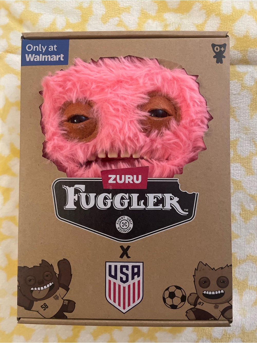 ZURU Fuggler x US Soccer 9" Pink Plush Toy Brand New In Box Limited Edition